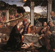 Domenico Ghirlandaio Adoration of the Shepherds oil on canvas